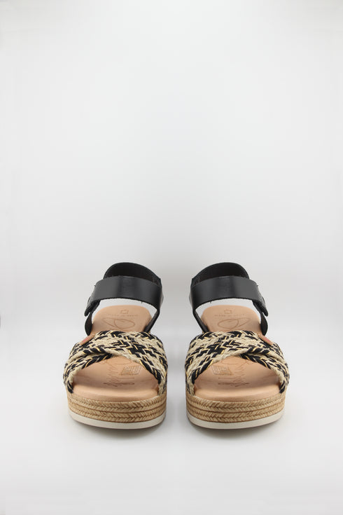 Oh My Sandals Braided Espadrille Wedge Sandals